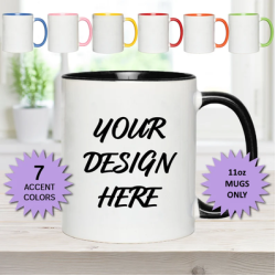 Create your own Coloured Ceramic Mug.