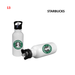 'Starbucks logo style'  Water Bottle