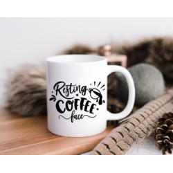 'Resting coffee face' mug
