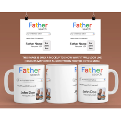  'Father Search ' Father Day mug