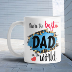  'Your the best dad in the world' Father Day mug