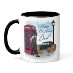 'Happy Birthday Dad' Ceramic Mug