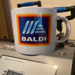"BALDI" mug