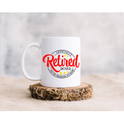 Officially Retired {year} mug