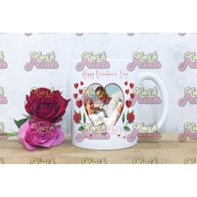 Valentine Rose Frame  mug