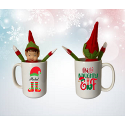 Naughty Elf in 15oz mug