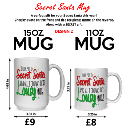 Secret Santa Design 2 mug
