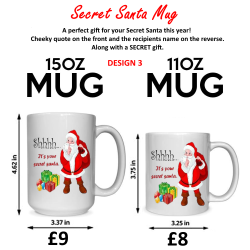 Secret Santa Design 3 mug