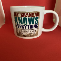 'Grandad knows' mug